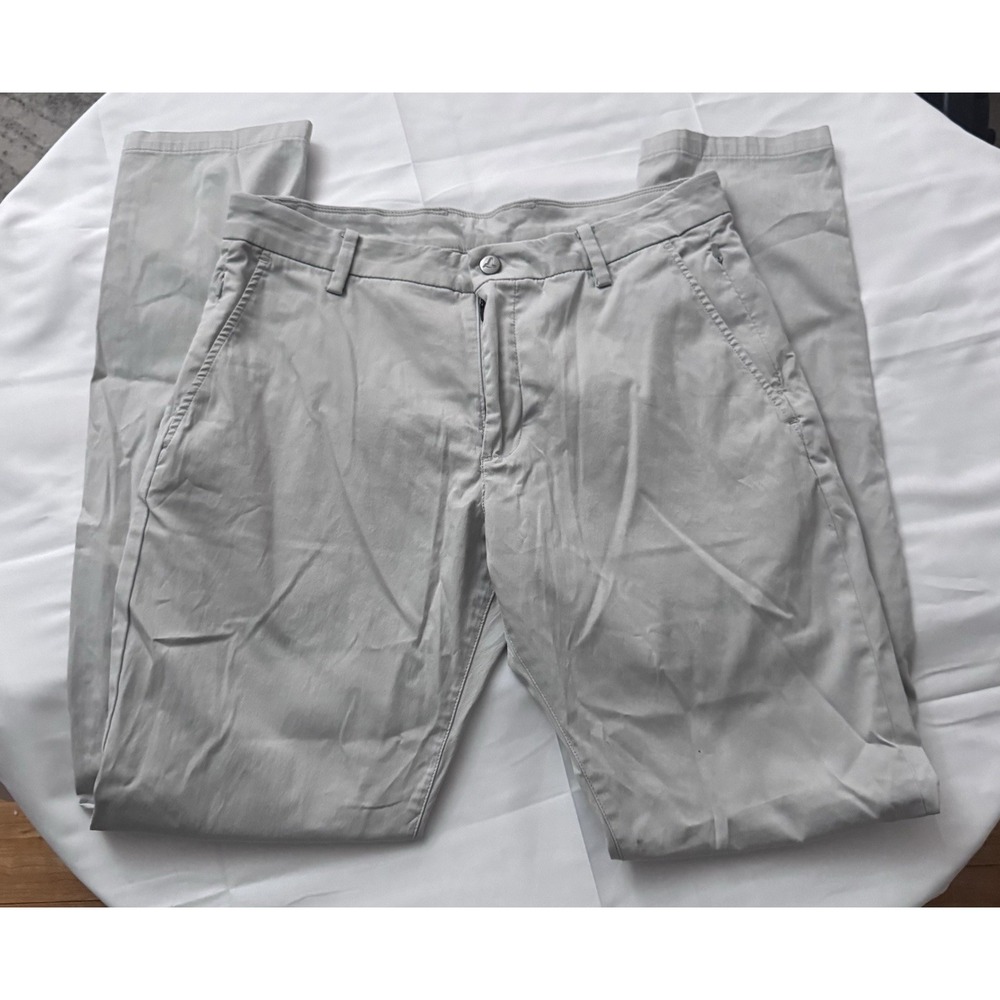Birddogs Mens UnLined Pants Athletic Golf Preppy Athleisure Stretch 32/34